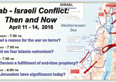 Arab-Israeli Conflict: Then and Now